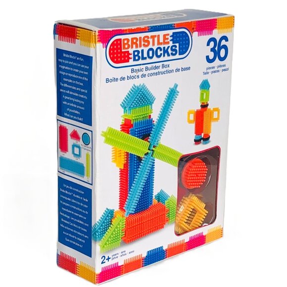 Bristle Blocks Construction Basic Builder Box – 36 pieces For Age 2+  New Sealed - Picture 1 of 14